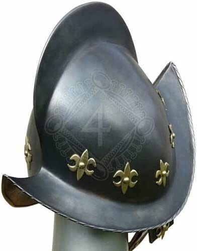 Spanish Helmet Medieval Conquistador Armor Steel Spanish Boat Helmet