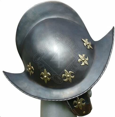 Spanish Helmet Medieval Conquistador Armor Steel Spanish Boat Helmet