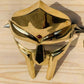 MF Doom Mask Gladiator Mask for Adults Gold Finish Brass Face Armor Medieval