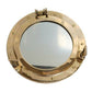 17" Brass Finish Porthole Nautical Maritime Ship Boat Wall Home Décor Gift