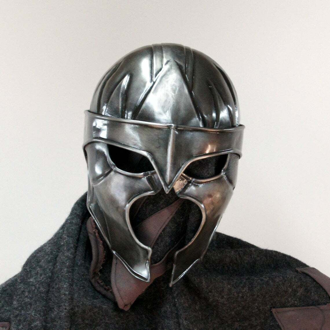 18 Gauge Steel Medieval Carapax Helmet Knight Warrior Lotr Helmet