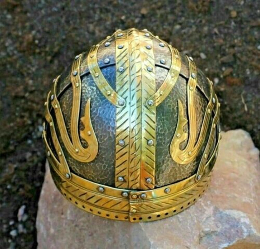 Medieval Viking Vandal Helmet Battle Warrior Steel Armor Helmet Larp Viking