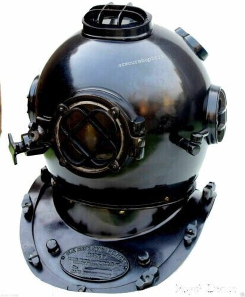 X-Mas Diving Divers Helmet Solid Antique Morse U.S Navy Mark Gift Home Décor