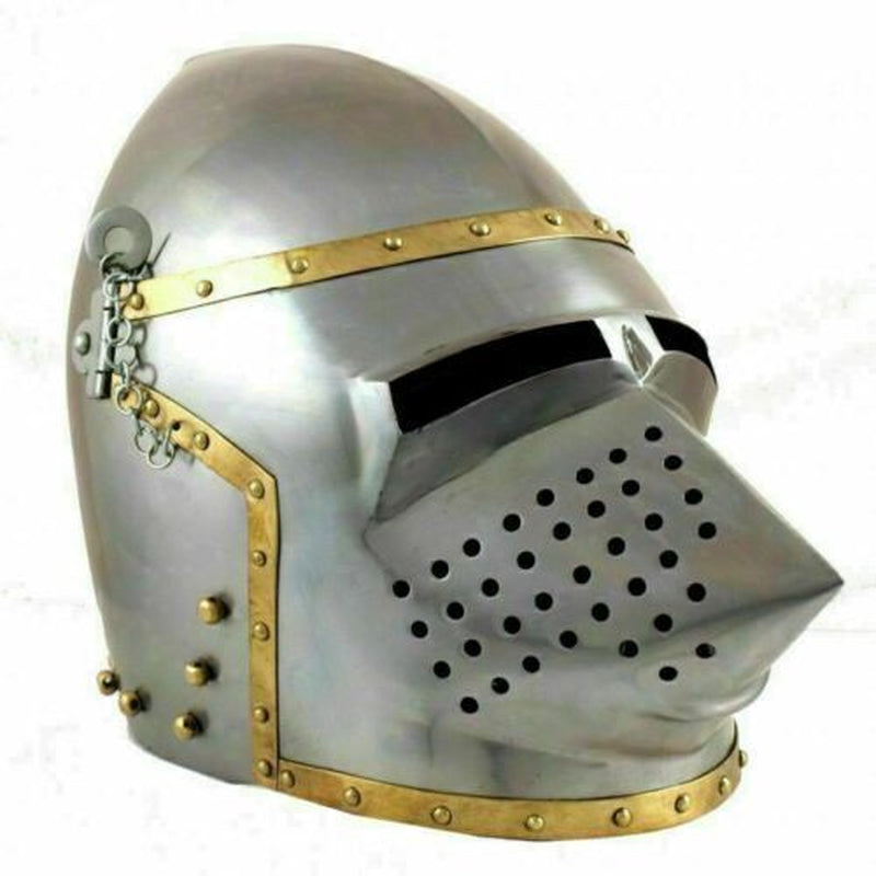medieval knights helmets