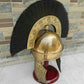 Medieval Antique Roman Helmet Armor Knight Replica with Plume Christmas Gift