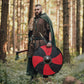 Smooth Wood & Steel Viking Shield - LARP Medieval Shield