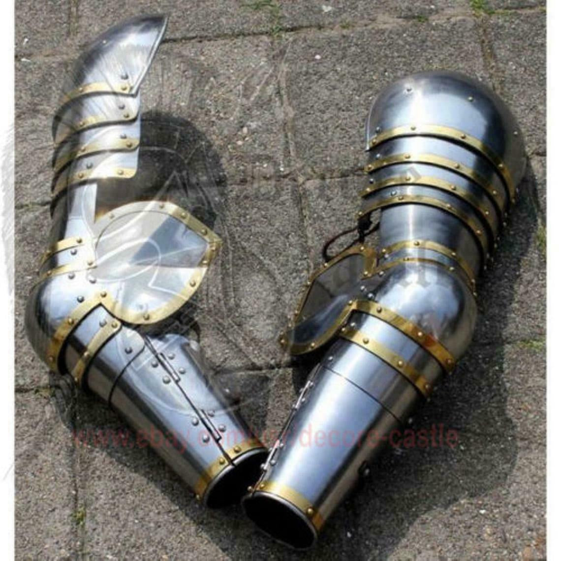 Halloween Antique Medieval Armor Leg Armor Guard Harness Medieval Leg Armor