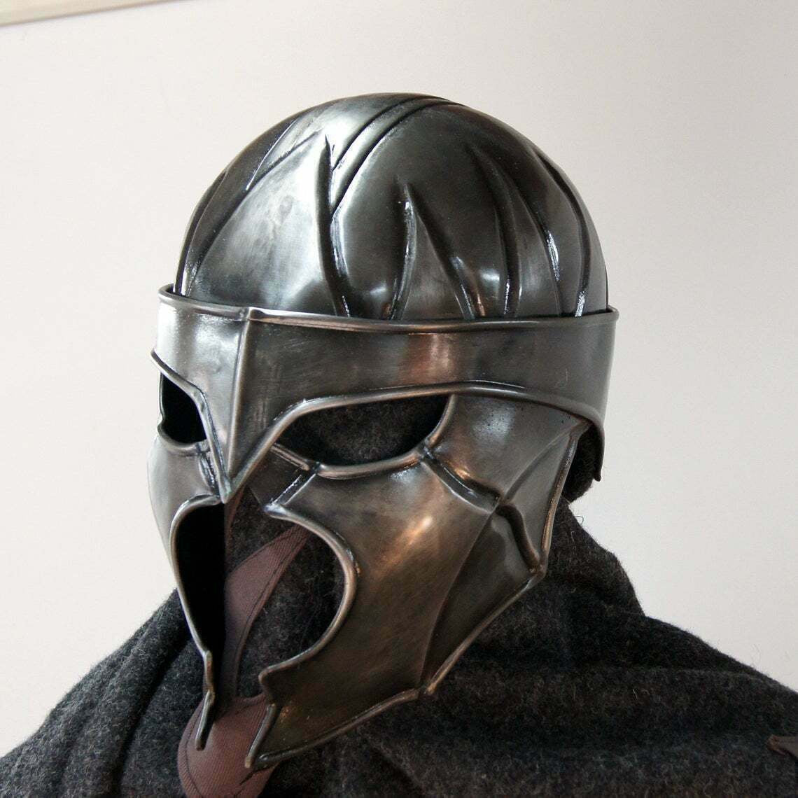 18 Gauge Steel Medieval Carapax Helmet Knight Warrior Lotr Helmet