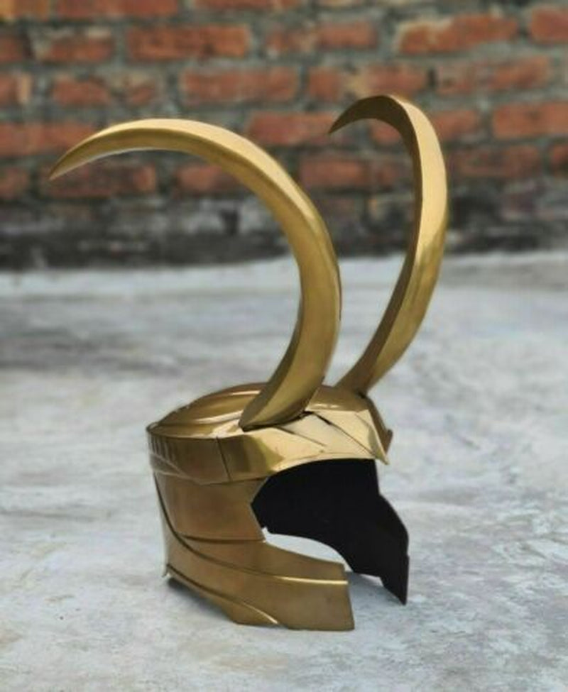 Loki Helmet Thor Ragnarok Movie Helmet 18 Gauge Mild Steel Collectible Helmet