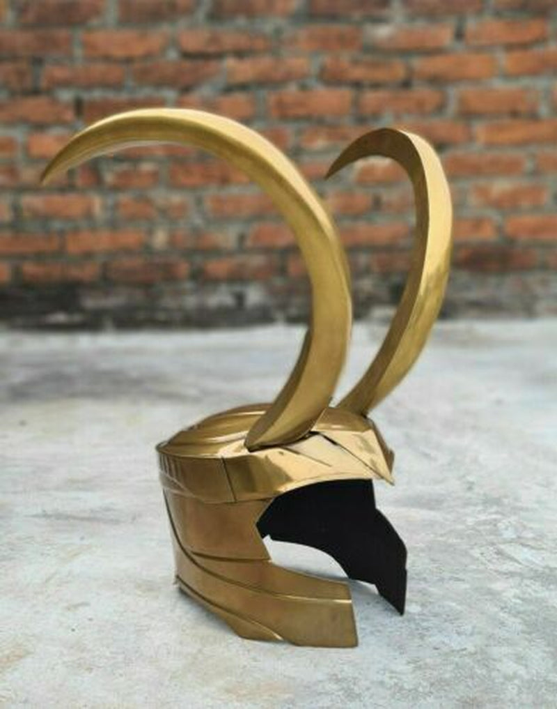 Loki Helmet Thor Ragnarok Movie Helmet 18 Gauge Mild Steel Collectible Helmet