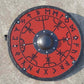 Smooth Vegvisir Runes Viking Shield