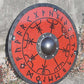 Smooth Vegvisir Runes Viking Shield