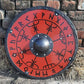 Smooth Vegvisir Runes Viking Shield