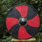 Smooth Wood & Steel Viking Shield - LARP Medieval Shield