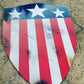 Damaged 1940'S the First Avenger Captain America Shield Metal Damage Replica